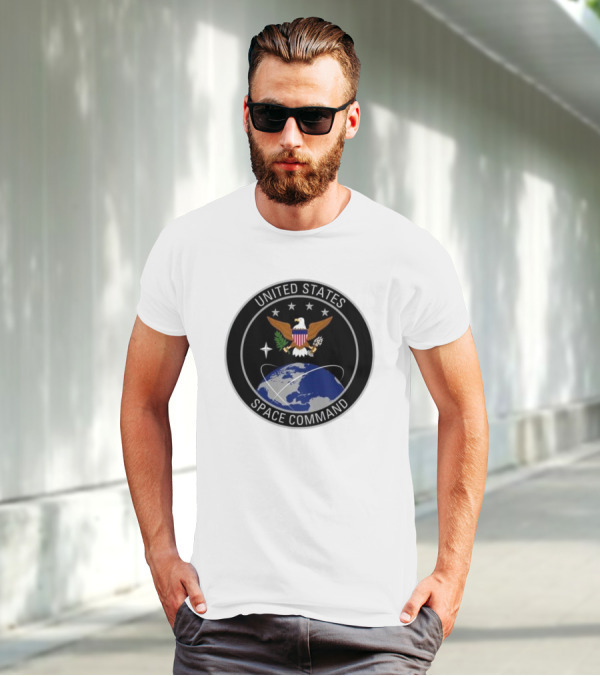 United States Space Command Eagle Emblem T-Shirt