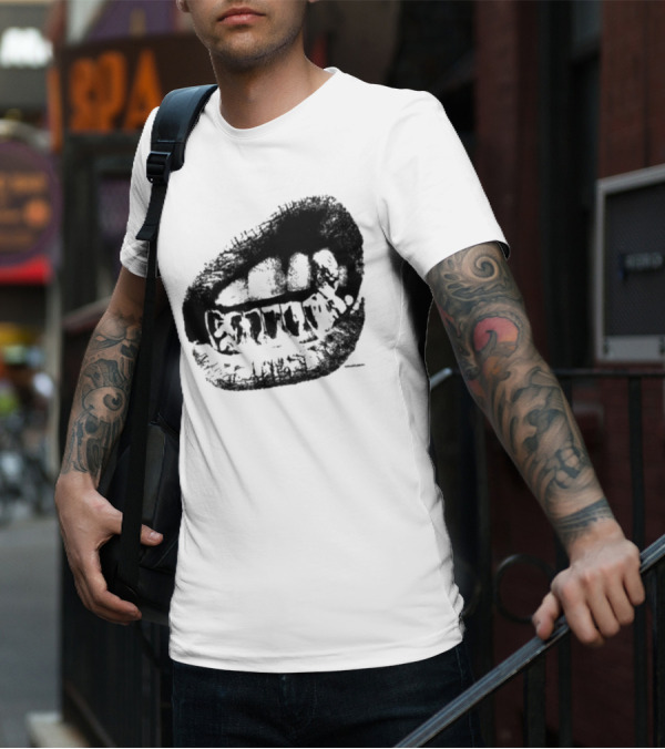 Wally1k Fang Mouth Sketch T-Shirt