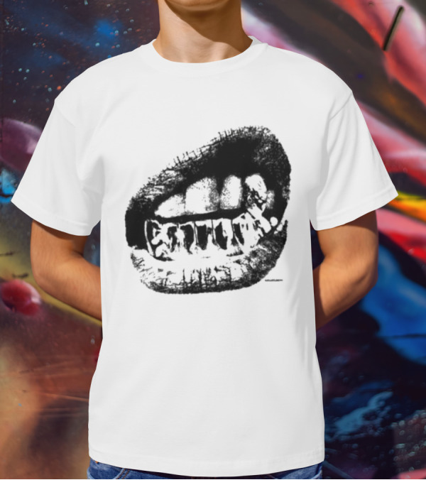 Wally1k Fang Mouth Sketch T-Shirt