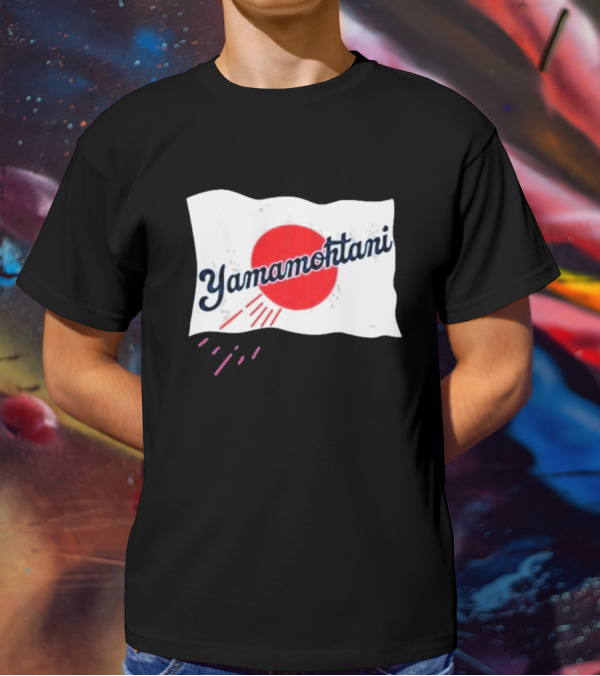 Yamamohtani Rising Sun Japanese Flag Yamamoto T-Shirt