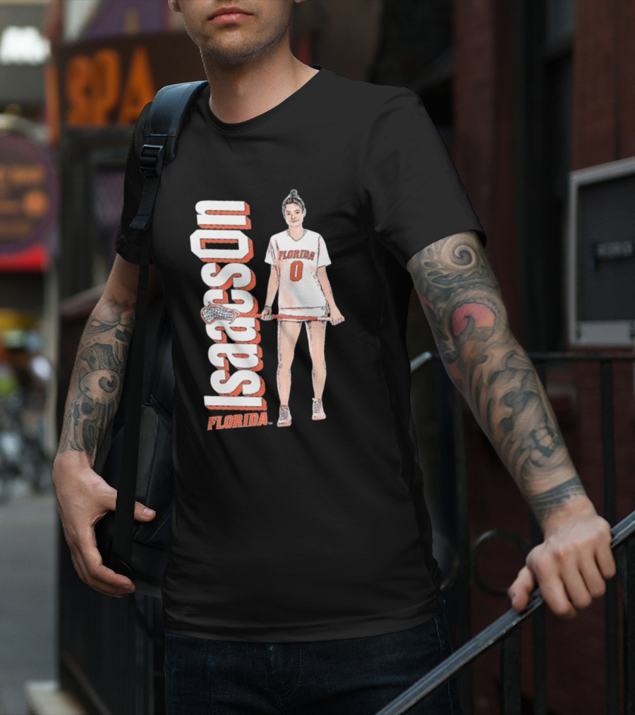 Isaacson Florida Gators Softball Player T-Shirt