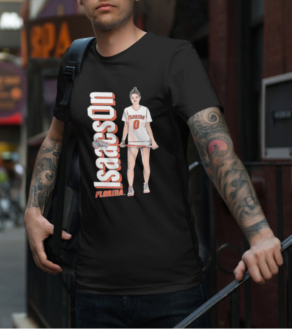 Isaacson Florida Gators Softball Player T-Shirt