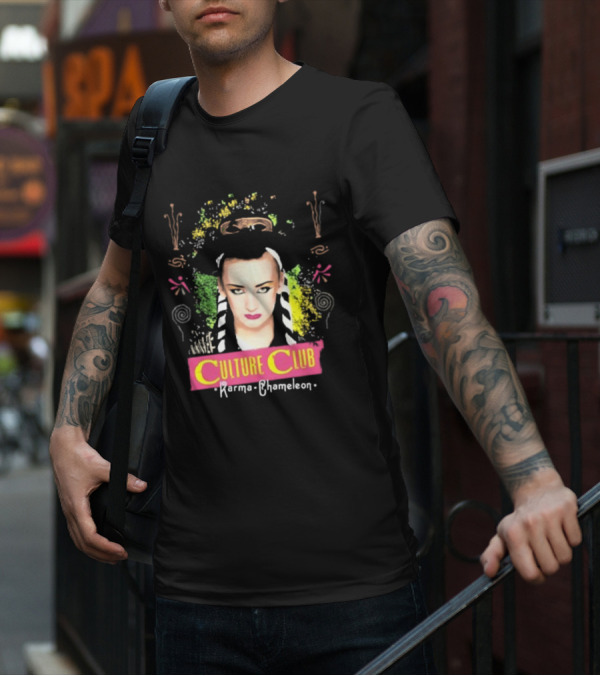 Culture Club Karma Chameleon Boy George T-Shirt