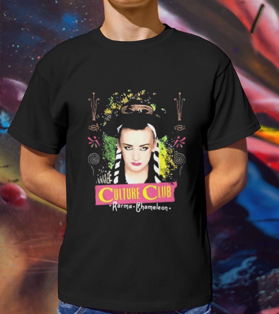 Culture Club Karma Chameleon Boy George T-Shirt