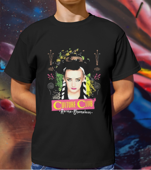 Culture Club Karma Chameleon Boy George T-Shirt