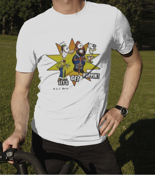 Let's Get Hoppin D.J. Berry Comic Burst T-Shirt