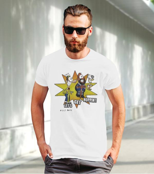 Let's Get Hoppin D.J. Berry Comic Burst T-Shirt