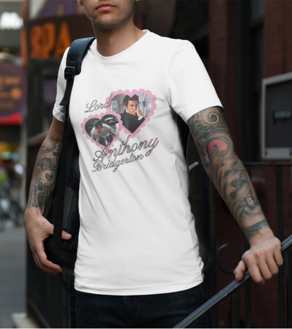 Lord Anthony Bridgerton Heart Frames And Portraits T-Shirt