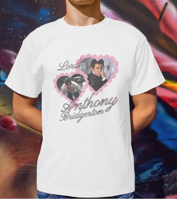 Lord Anthony Bridgerton Heart Frames And Portraits T-Shirt