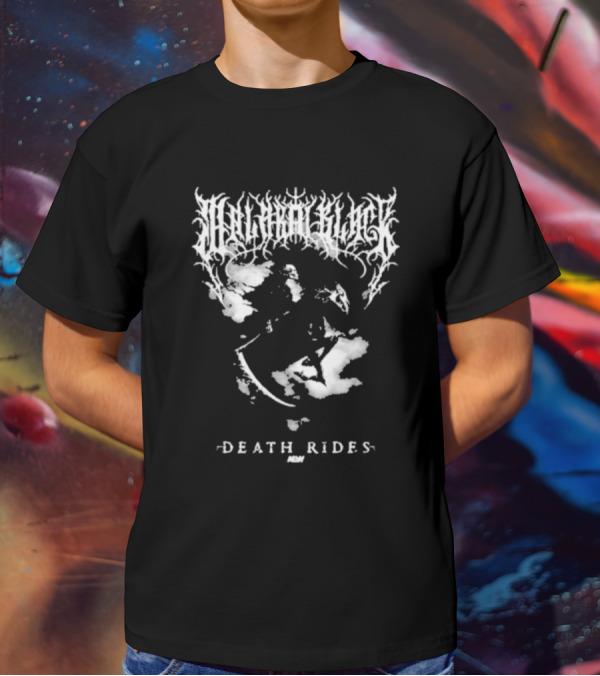Malakai Black Death Rides AEW T-Shirt