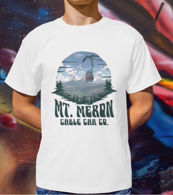 Mt Meron Cable Car Co Scenic Mountain Forest Adventure T-Shirt