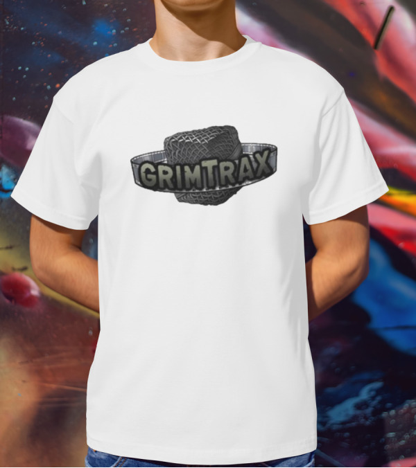 Rifftrax Grimtrax Spinning Tire T-Shirt