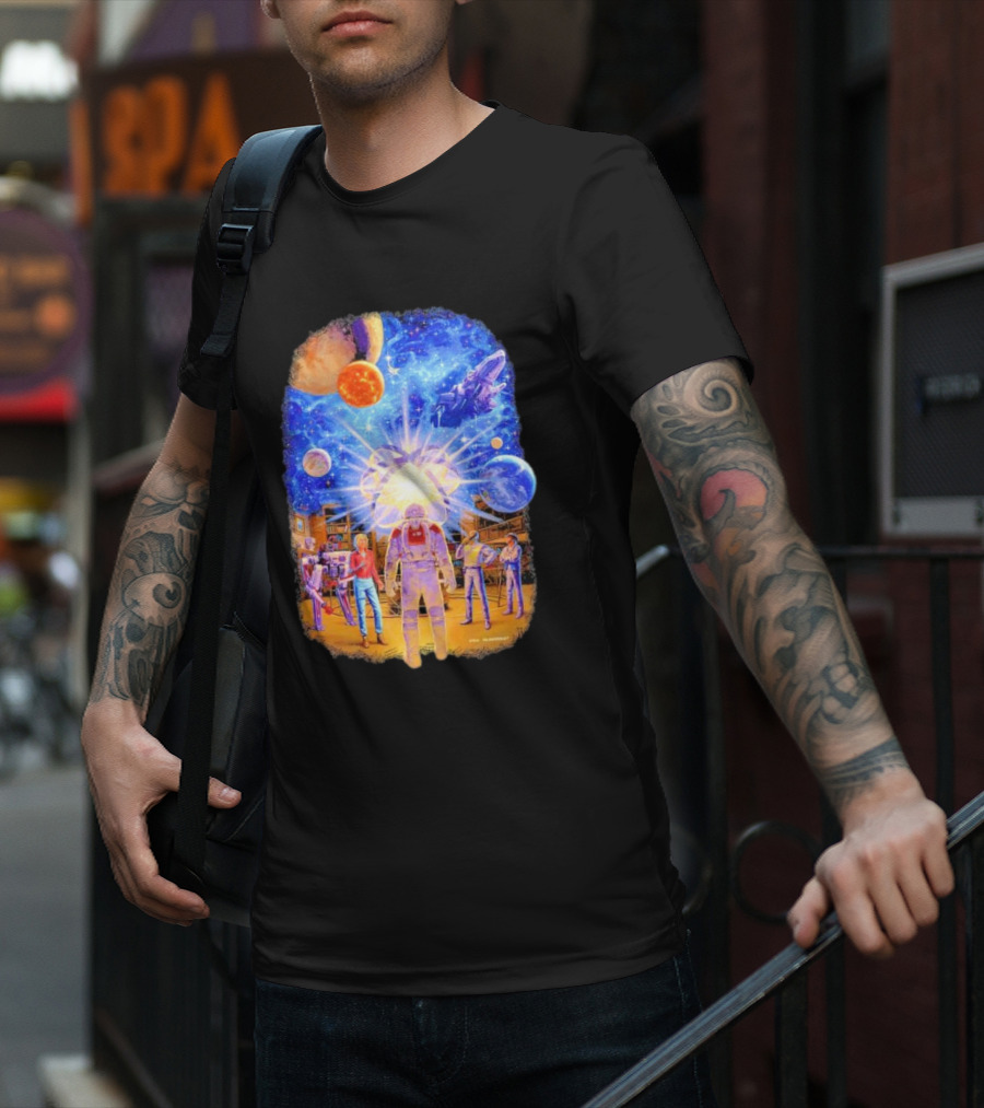Starfield Secrets Astronaut Adventure Greg Hildebrandt Space Exploration Planets Universe T-Shirt