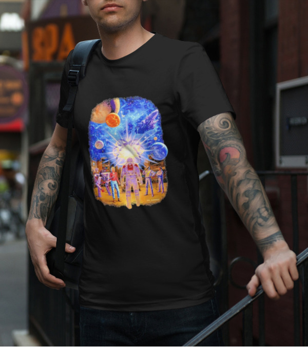 Starfield Secrets Astronaut Adventure Greg Hildebrandt Space Exploration Planets Universe T-Shirt