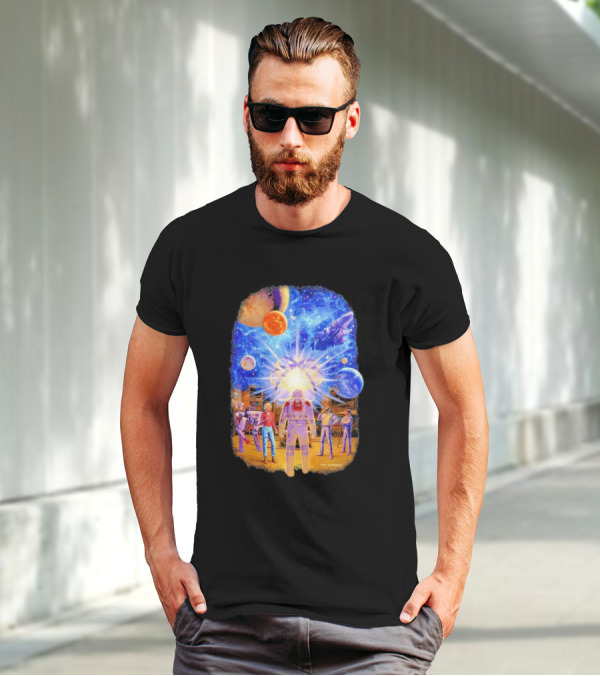 Starfield Secrets Astronaut Adventure Greg Hildebrandt Space Exploration Planets Universe T-Shirt