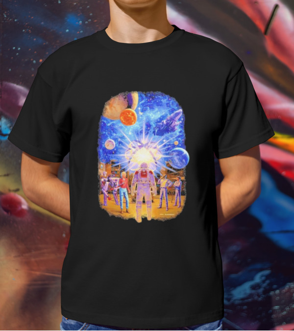 Starfield Secrets Astronaut Adventure Greg Hildebrandt Space Exploration Planets Universe T-Shirt