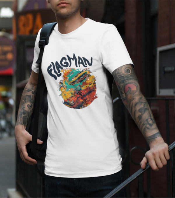 FLAGMAN Swirl Vibrant Earth Hues T-Shirt