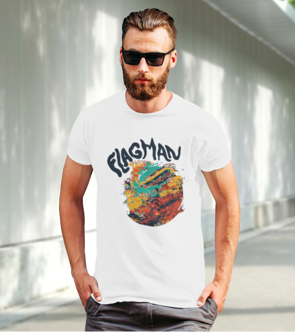 FLAGMAN Swirl Vibrant Earth Hues T-Shirt