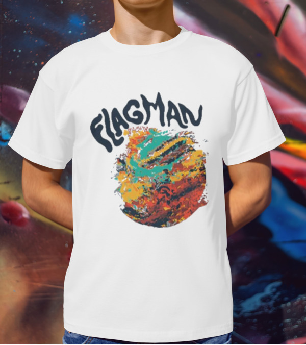 FLAGMAN Swirl Vibrant Earth Hues T-Shirt