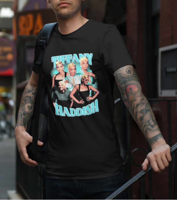 Tiffany Haddish Retro Glam Montage T-Shirt