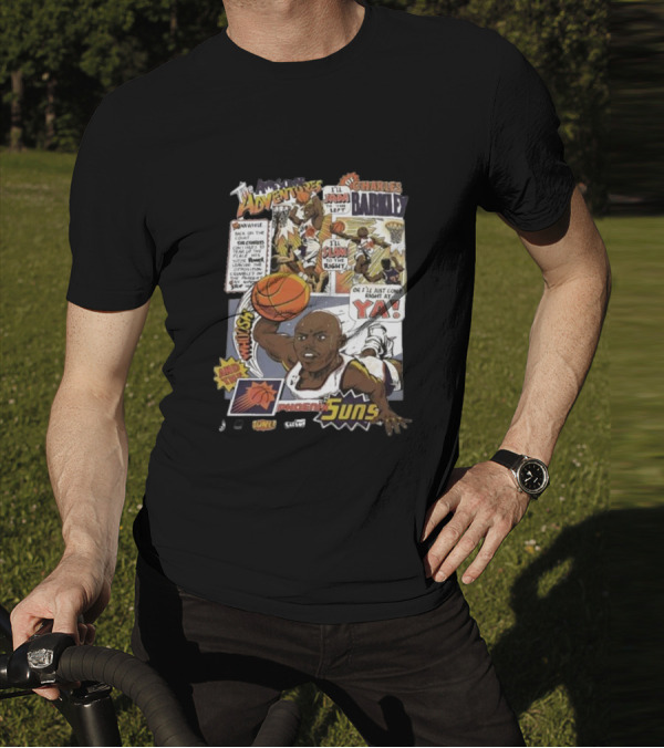 The Adventures Charles Barkley Phoenix Suns Comic Vintage 90s Salem Sportswear T-Shirt