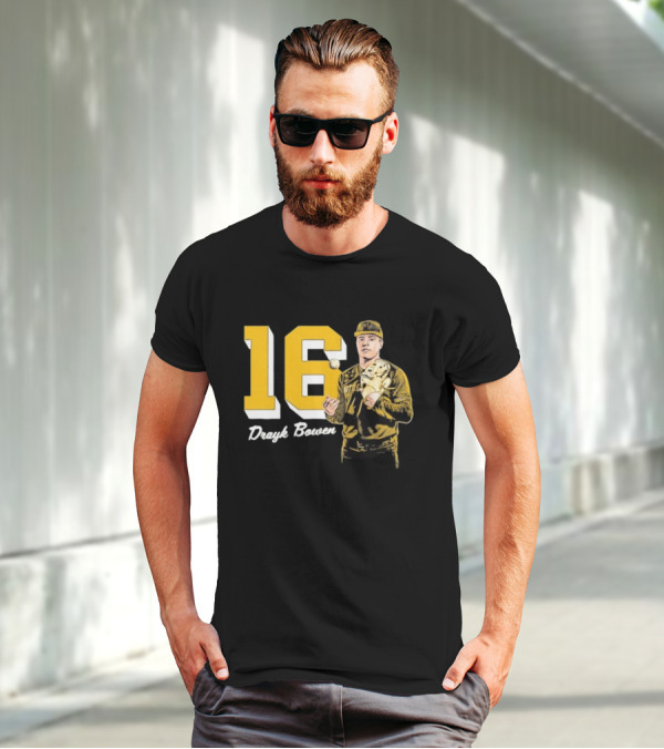 Drayk Bowen #16 Notre Dame Baseball Player Legends T-Shirt