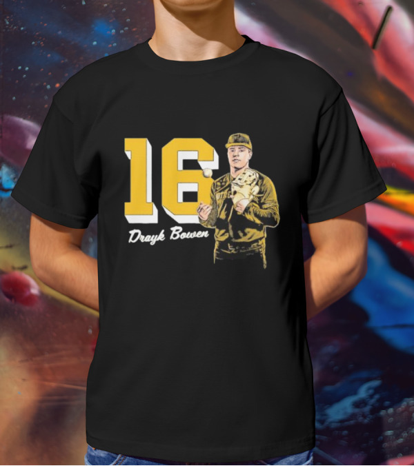 Drayk Bowen #16 Notre Dame Baseball Player Legends T-Shirt