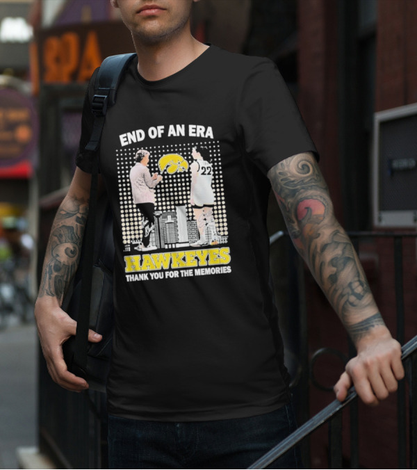 End Of An Era Lisa Bluder Hawkeyes Thank You For The Memories Basketball T-Shirt