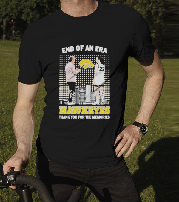 End Of An Era Lisa Bluder Hawkeyes Thank You For The Memories Basketball T-Shirt