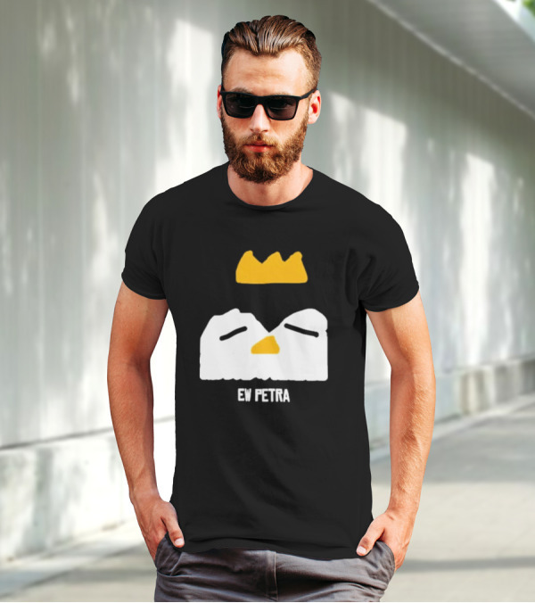 Petra Groaning Crown Face Icon Ew Text T-Shirt