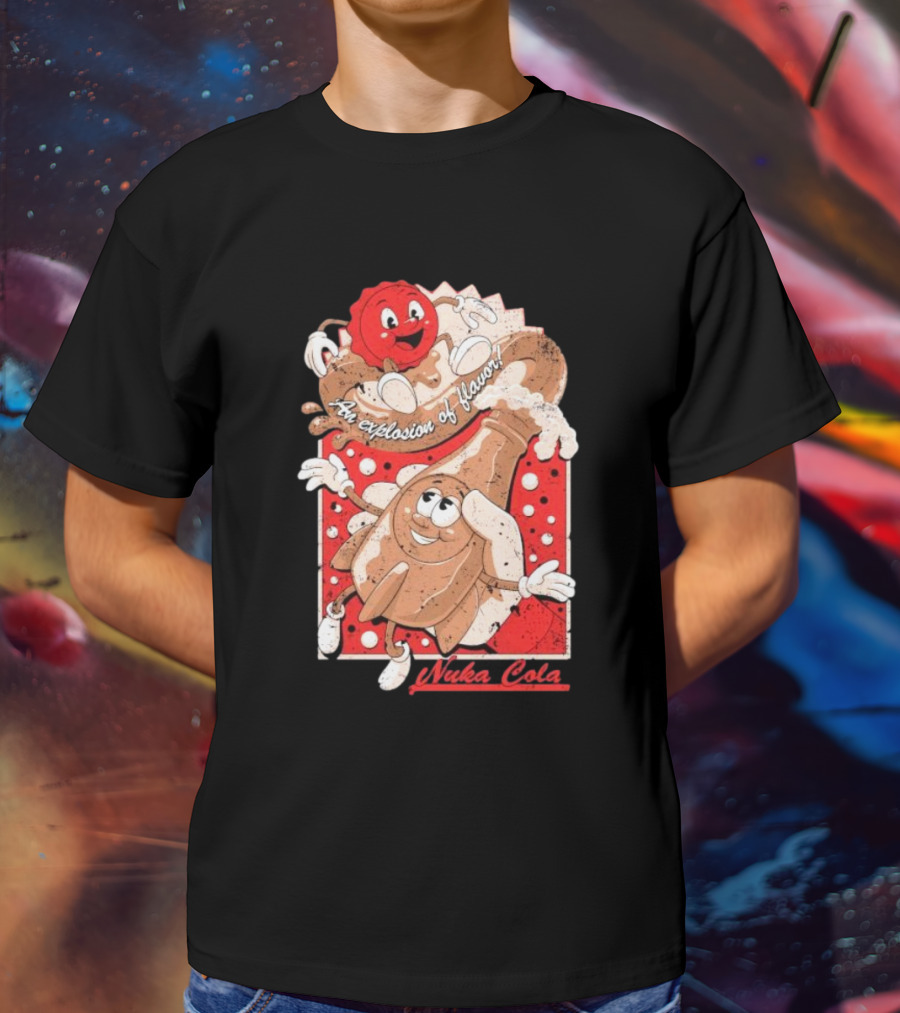 An Explosion Of Flavor Nuka Cola Vintage Ad T-Shirt