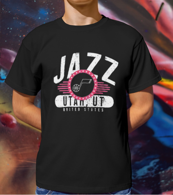 Fanatics Utah Jazz United States Badge Of Honor T-Shirt