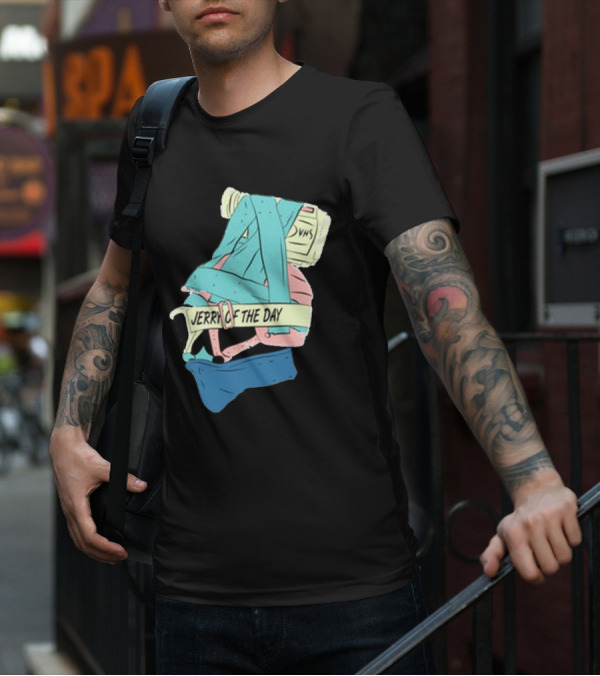 Jerry Of The Day VHS Straps Multicolor Gear T-Shirt
