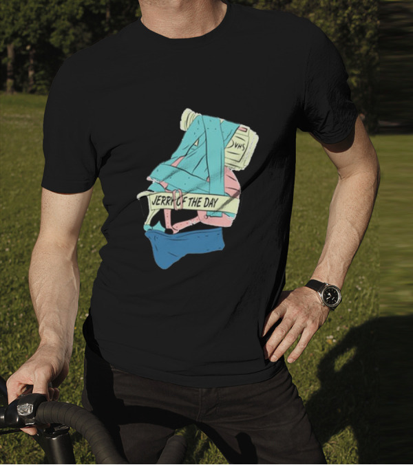 Jerry Of The Day VHS Straps Multicolor Gear T-Shirt