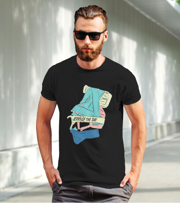 Jerry Of The Day VHS Straps Multicolor Gear T-Shirt
