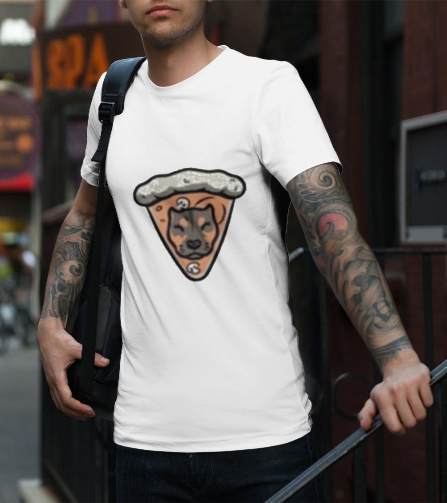 Miss Peaches X Bodoggos Pizza Dog Slice T-Shirt