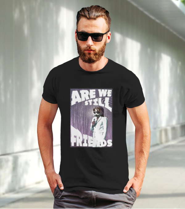 Are We Still Friends Retro Microphone T-Shirt