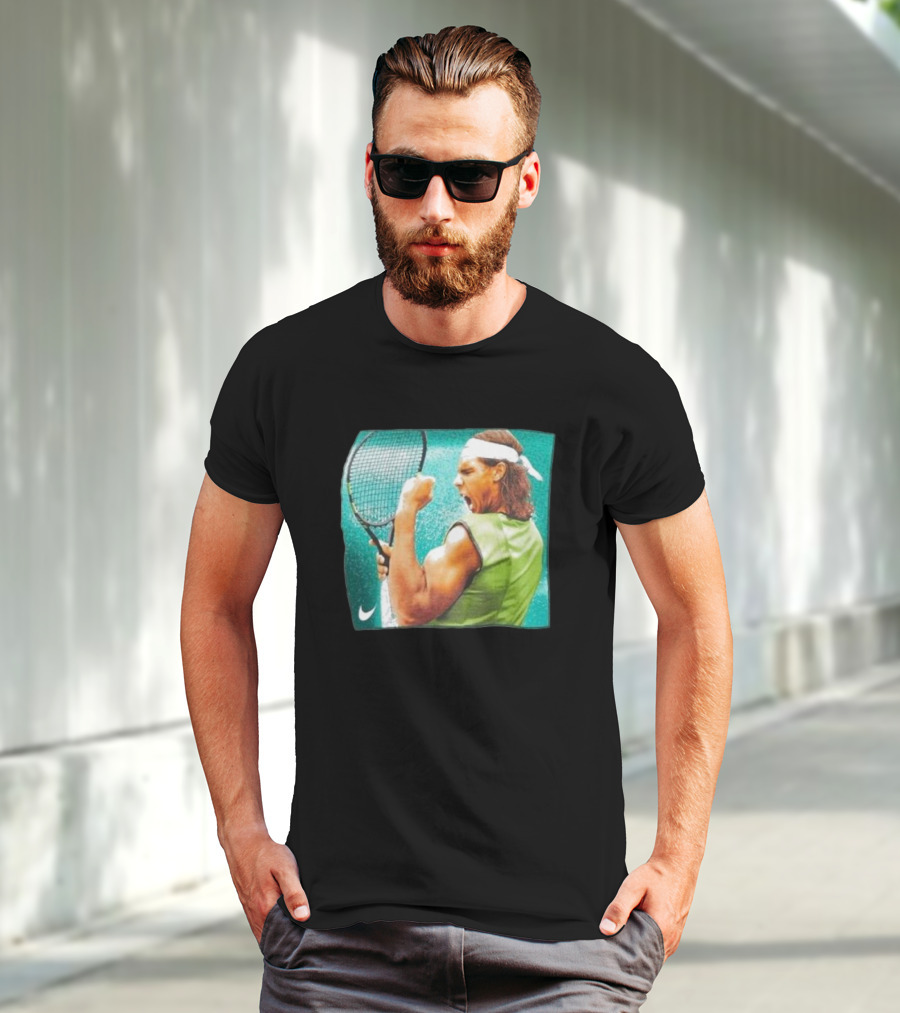 Rafael Nadal Iconic Tennis Celebration Roland Garros T-Shirt