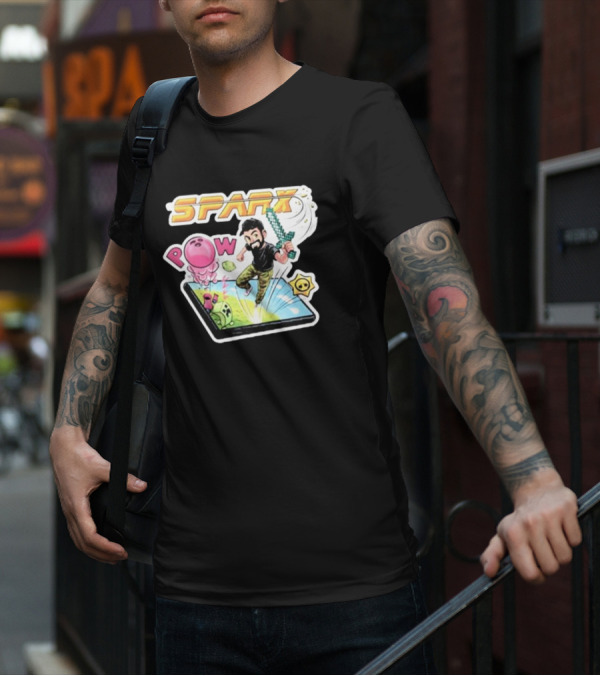 Sparx Pow Gamer Action Burst T-Shirt