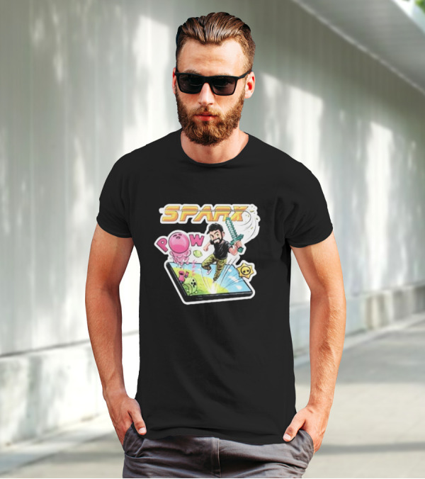 Sparx Pow Gamer Action Burst T-Shirt