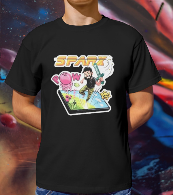 Sparx Pow Gamer Action Burst T-Shirt