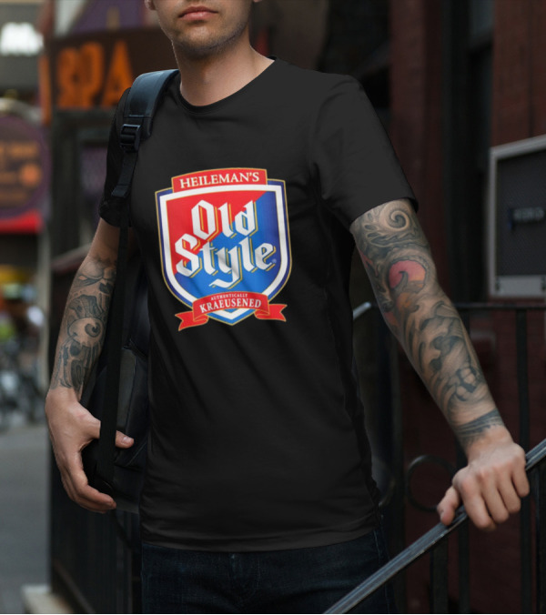 Heileman's Old Style Authentically Kraeusened Shield T-Shirt