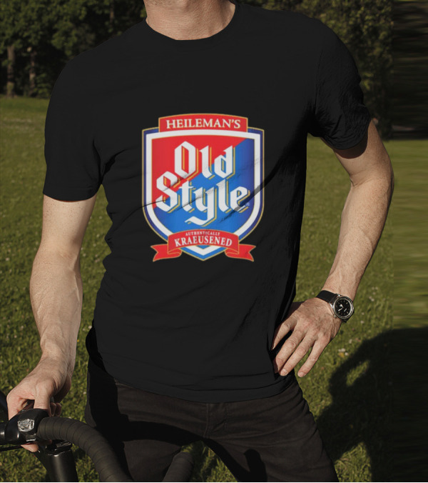 Heileman's Old Style Authentically Kraeusened Shield T-Shirt