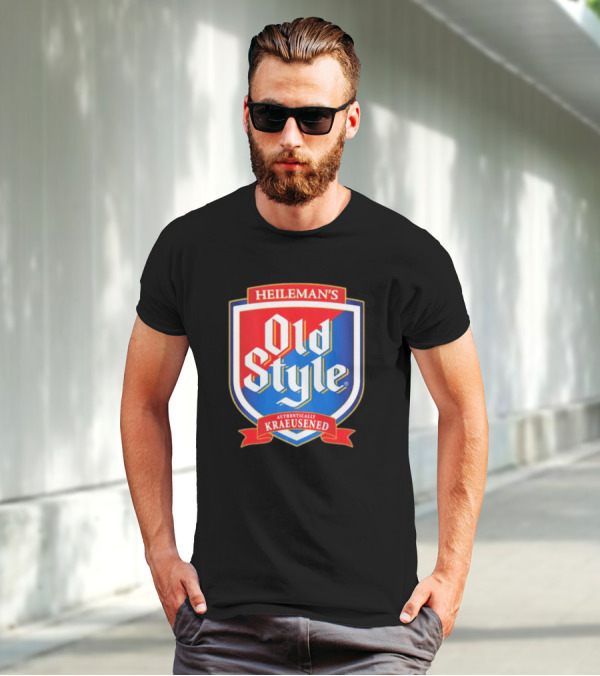 Heileman's Old Style Authentically Kraeusened Shield T-Shirt