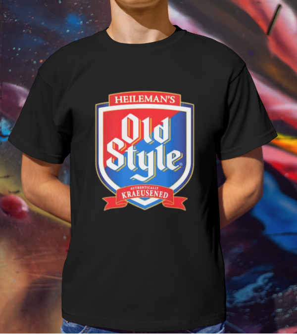 Heileman's Old Style Authentically Kraeusened Shield T-Shirt