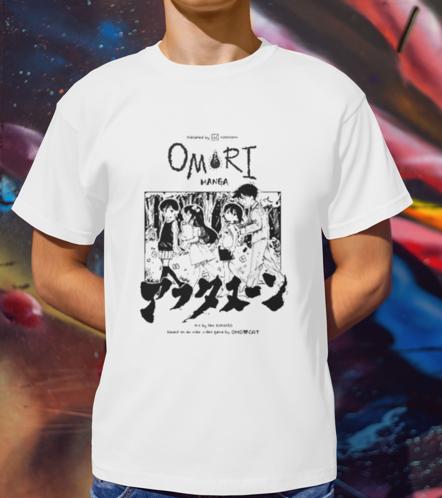 Omori Manga Afternoon Art By Tom Kimbo Based On A Video Game By Omocat T-Shirt