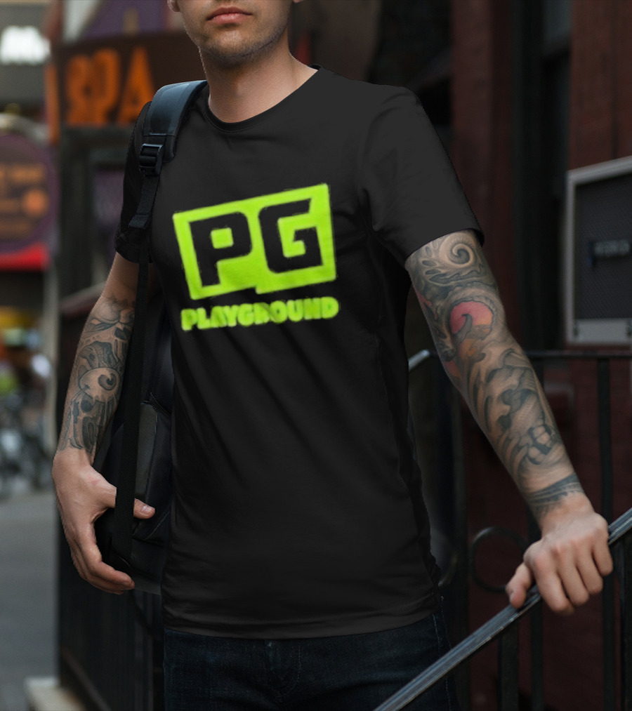 PG Playground Retro Style Block T-Shirt