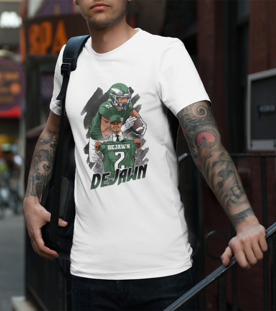 Philadelphia Eagles DeJawn Football Fan Jersey 2 T-Shirt