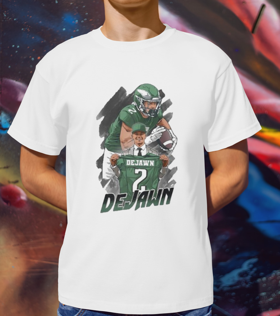 Philadelphia Eagles DeJawn Football Fan Jersey 2 T-Shirt