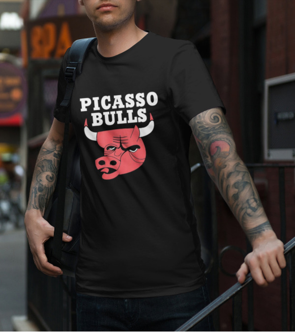 PICASSO BULLS Red Bull Head T-Shirt